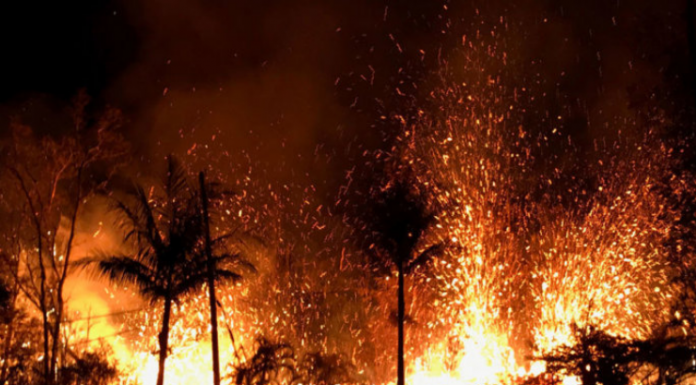 O que está por trás das pedras preciosas 'chovendo' do vulcão Kilauea