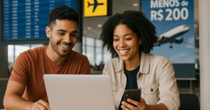Como encontrar passagens aéreas por menos de R$ 200 em 2025