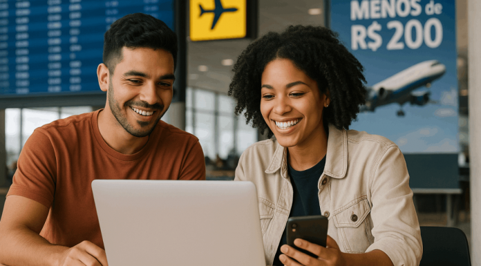 Como encontrar passagens aéreas por menos de R$ 200 em 2025