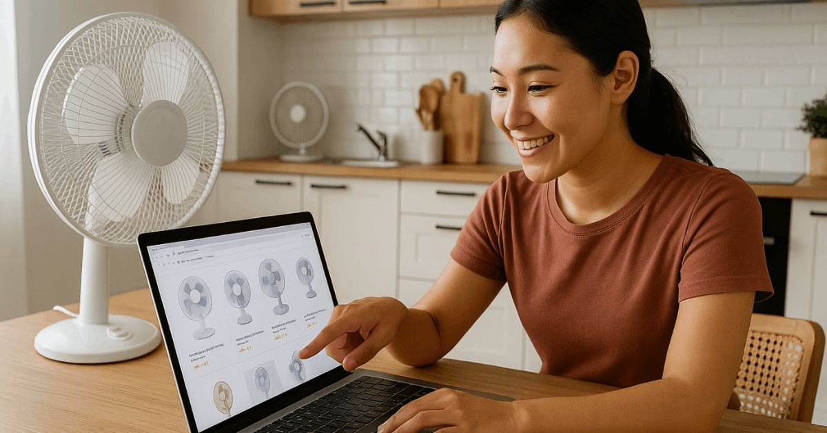 Como comprar ventiladores baratos online