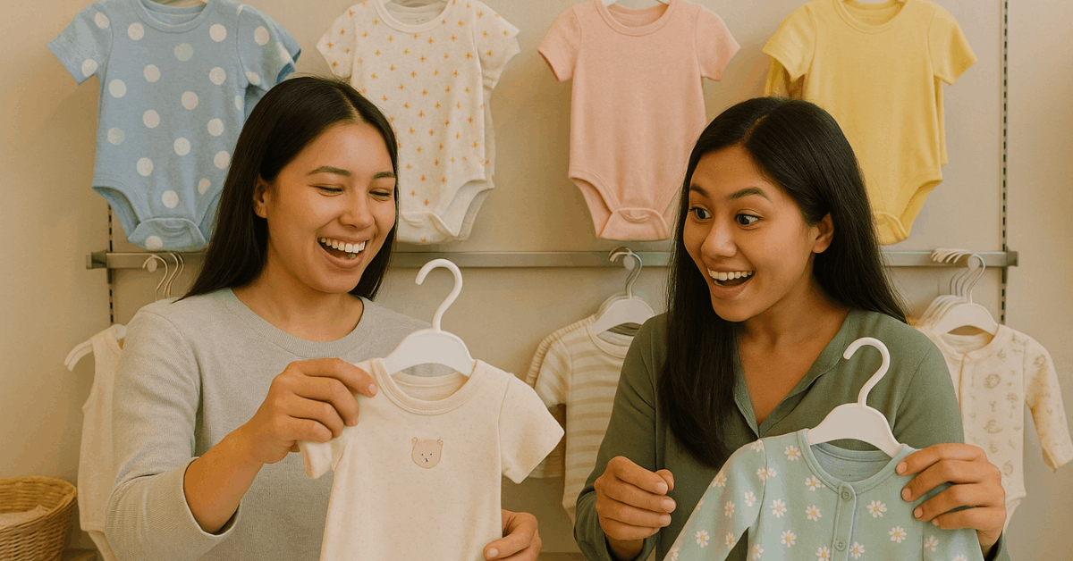 Como comprar roupas de bebê baratas